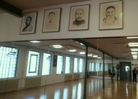 Une des salles de l'Idogohaus à Stuttgart